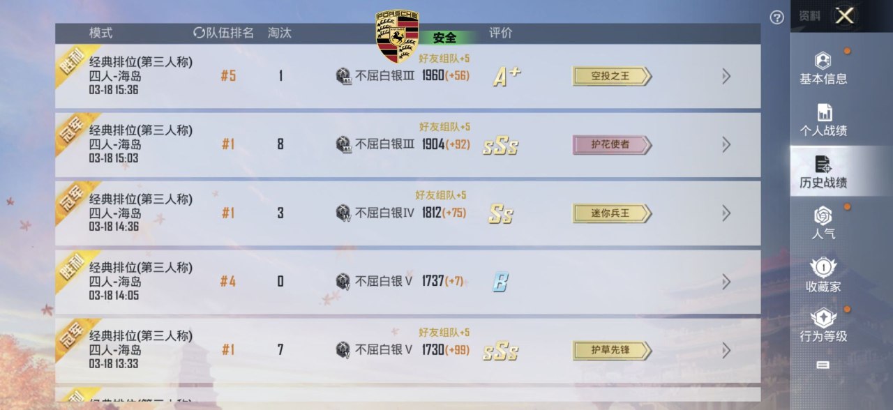 《和平精英雷神辅助秘籍：海岛野区巧避战，高倍镜规划稳上王牌》